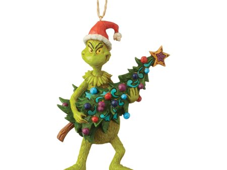 Grinch and Tree Ornament For Discount