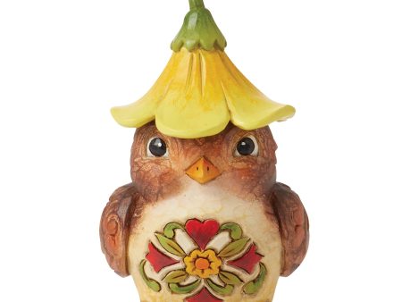 Bird with Flower Hat Figurine on Sale