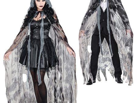 Halloween Ghostly Vampir Umhang mit Kapuze Hot on Sale