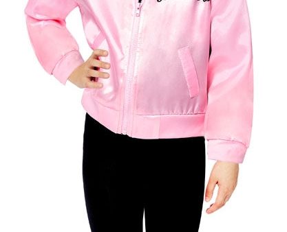 Pink Girl Grease Jacke für Mädchen For Cheap