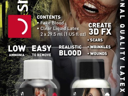 Kleines Zombie Make Up Set 2-teilig Discount