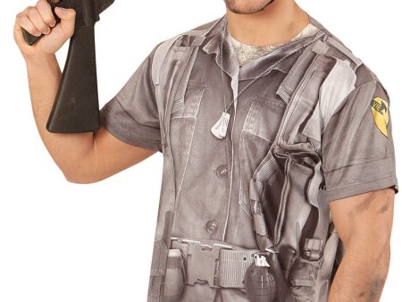 Soldaten 3D Shirt fotorealistisch For Cheap