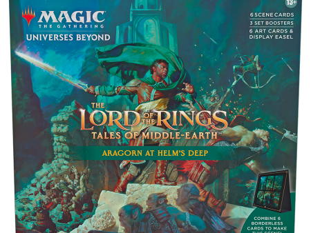 Magic: the Gathering - The Lord of the Rings: Aragorn at Helm s Deep Scene Box Hot on Sale