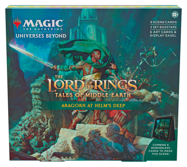 Magic: the Gathering - The Lord of the Rings: Aragorn at Helm s Deep Scene Box Hot on Sale