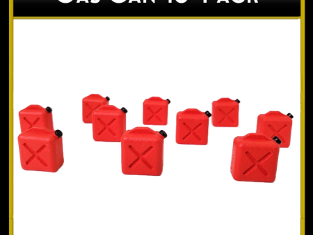 Top Shelf Gamer - Gas Can (set of 10) Online Hot Sale