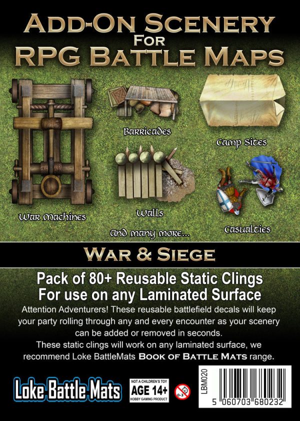 Add-On Scenery for RPG Maps - War & Siege on Sale