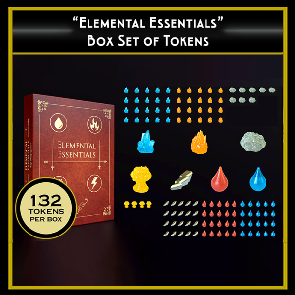 Top Shelf Gamer - Elemental Essentials Token Book (set of 132) Cheap