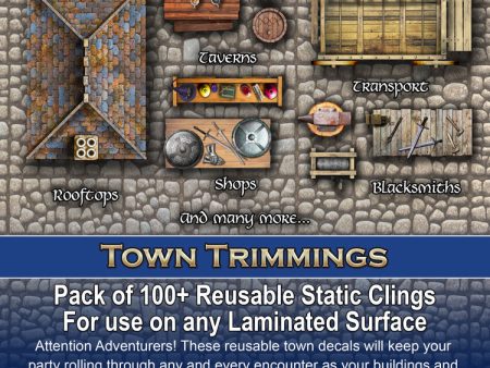 Add-On Scenery for RPG Maps - Town Trimmings Cheap