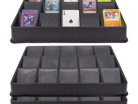 Trading Card Sorting Trays (3-Pack, 15-Slot) Online Sale