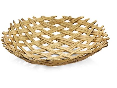 Michael Aram Palm Centerpiece Shallow Bowl 174917 Online now