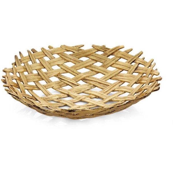 Michael Aram Palm Centerpiece Shallow Bowl 174917 Online now