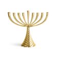 Michael Aram Twist Gold Menorah 144581 For Sale