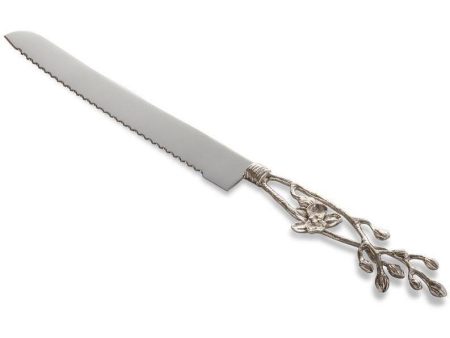 Michael Aram White Orchid Bread Knife 111847 Hot on Sale