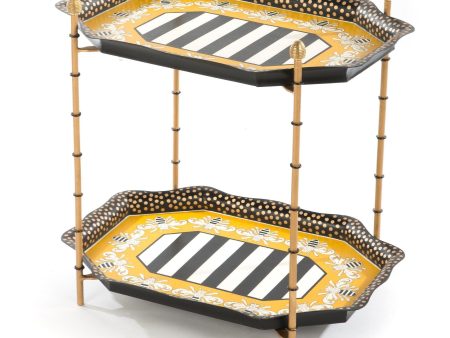 MacKenzie Childs Queen Bee Tray Table Sale