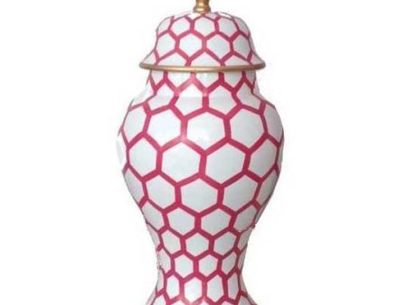 Dana Gibson Ginger Jar Small in Pink Mesh Cheap