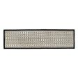 Bauhaus Check Rug - 2 6  x 9  Runner - Black & White Online