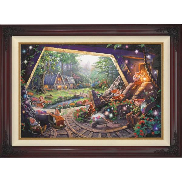 Thomas Kinkade Snow White and the Seven Dwarfs 24x36 Discount