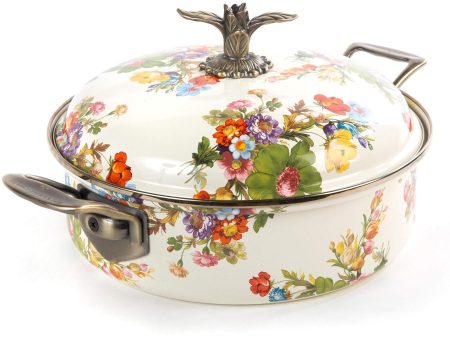 MacKenzie Childs Flower Market 5 Quart Casserole For Sale