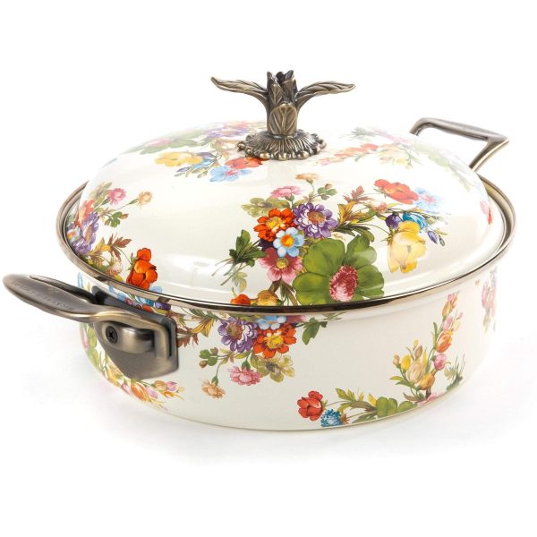 MacKenzie Childs Flower Market 5 Quart Casserole For Sale