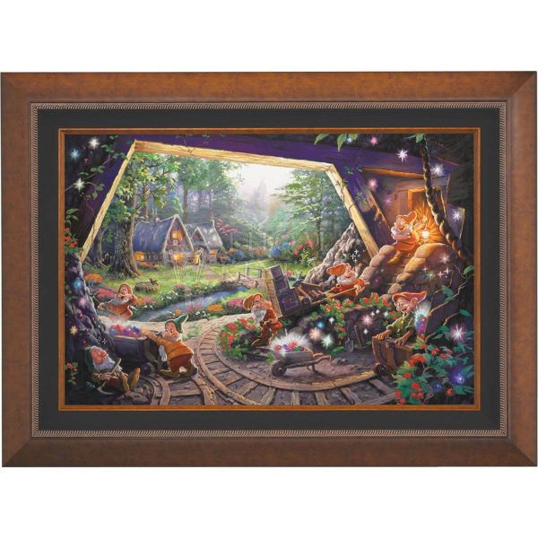 Thomas Kinkade Snow White and the Seven Dwarfs 24x36 Discount