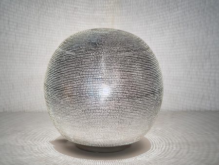 Zenza Table Lamp Ball Filisky Medium Nickel Table Light TLFSBMES Online Sale