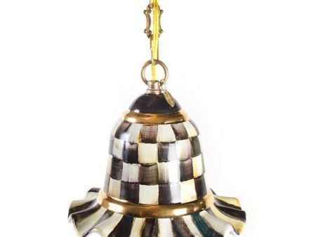 MacKenzie Childs Courtly Check Pendant Lamp Small For Cheap