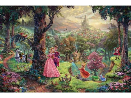 Thomas Kinkade - Sleeping Beauty - Falling In Love - 24x36 For Discount