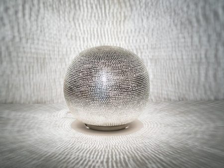 Zenza Table Lamp Ball Filisky Small Nickel Table Light TLFSBSMS Hot on Sale