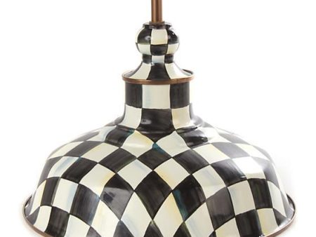 MacKenzie Childs Courtly Check 12  Barn Pendant Lamp Online