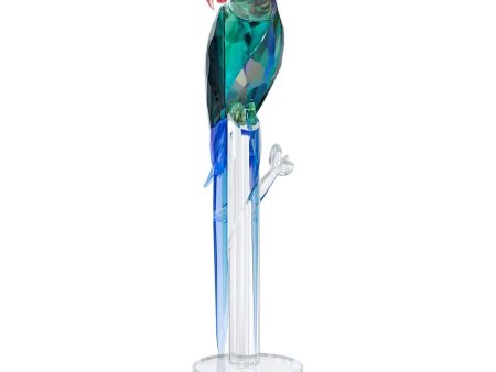 Swarovski Crystal Jungle Beats Green Macaw Banjo 5557849 Online Sale