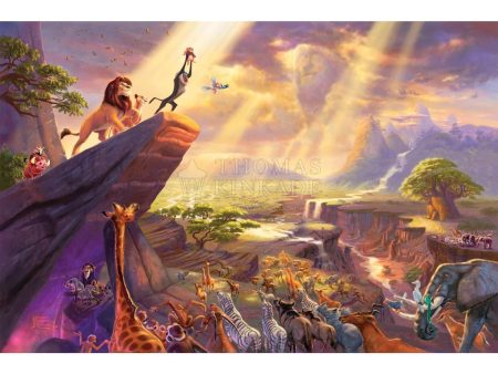 Thomas Kinkade - The Lion King - 28x42 Sale