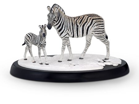 Swarovski Crystal Myriad Uzuri Zebras Figurine 5558005 Online now