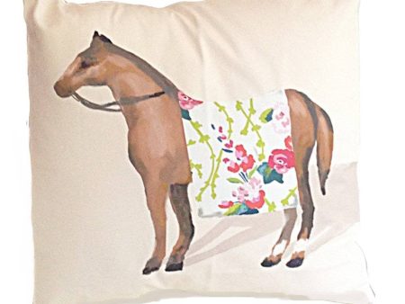 Dana Gibson Show Horse in Chintz Pillow Online Sale