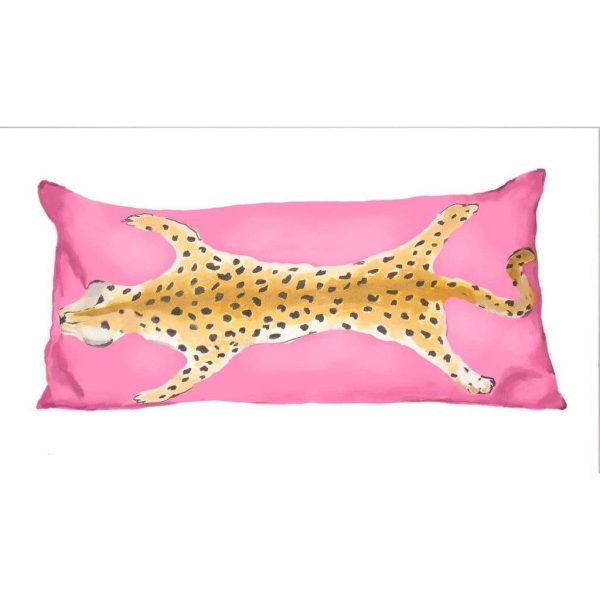 Dana Gibson Leopard Lumbar in Pink Fashion