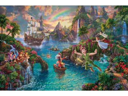 Thomas Kinkade Peter Pan s Never Land 18x27 Sale