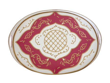 Dana Gibson Jules in Pink Oval Tray Online Sale