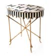 MacKenzie Childs Butterfly Side Table For Sale