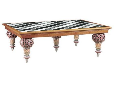 MacKenzie Childs Train Dining Table For Cheap