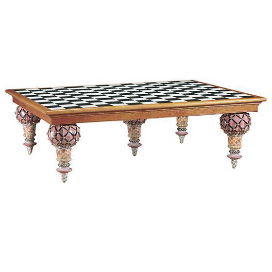 MacKenzie Childs Train Dining Table For Cheap