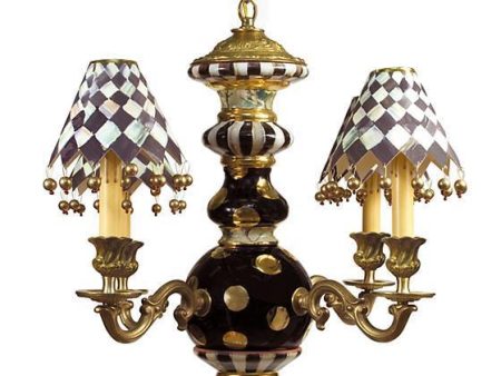 MacKenzie Childs Black Tie Chandelier Sale