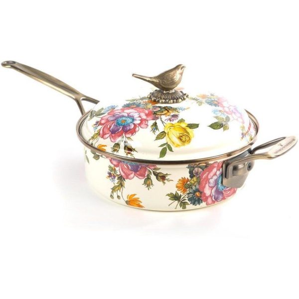 MacKenzie Childs Flower Market 3 Quart Saute Pan on Sale