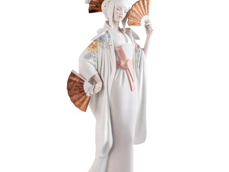 Lladro Japanese Dancer Figurine 01009555 Hot on Sale