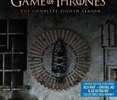 GAME OF THRONES: SEASON 8 (STEELBOOK 4K ULTRA HD BLU-RAY) For Discount